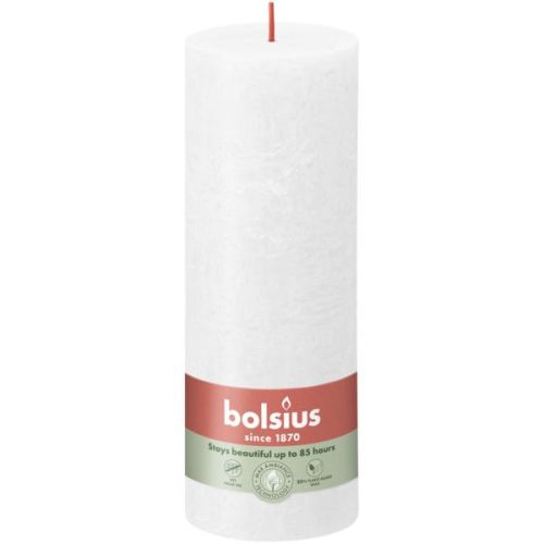 Stompkaars 190/68 Rustiek Cloudy White - Bolsius