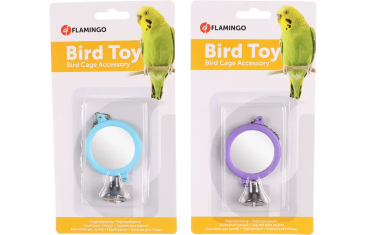 Flamingo - Spiegel Rond+Bel