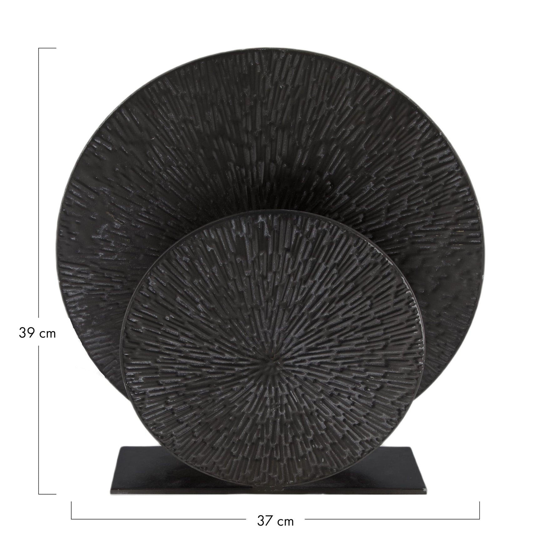 Tafel lamp metaal 37x8x39cm