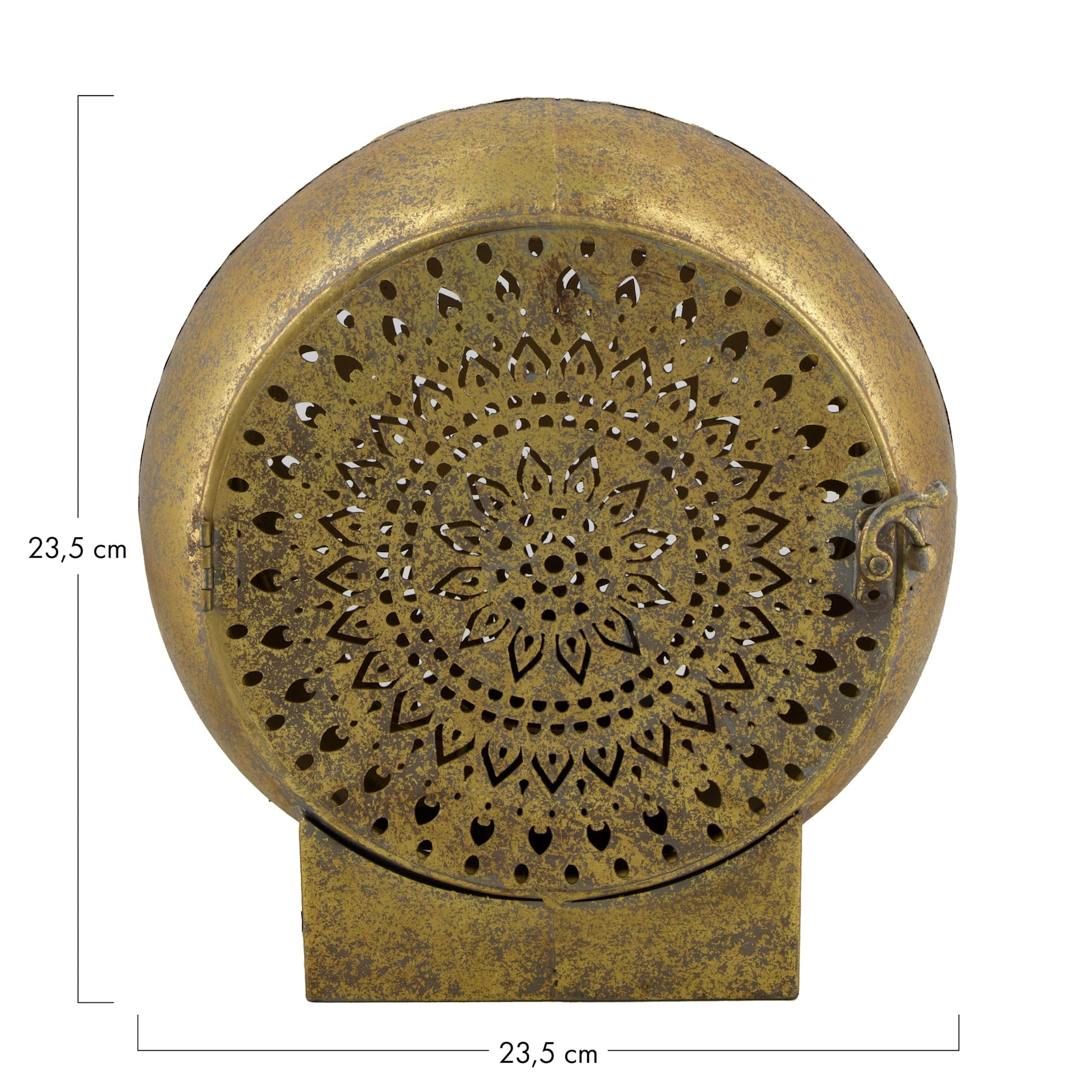 Tafel lamp metaal 23.5x11x23.5cm