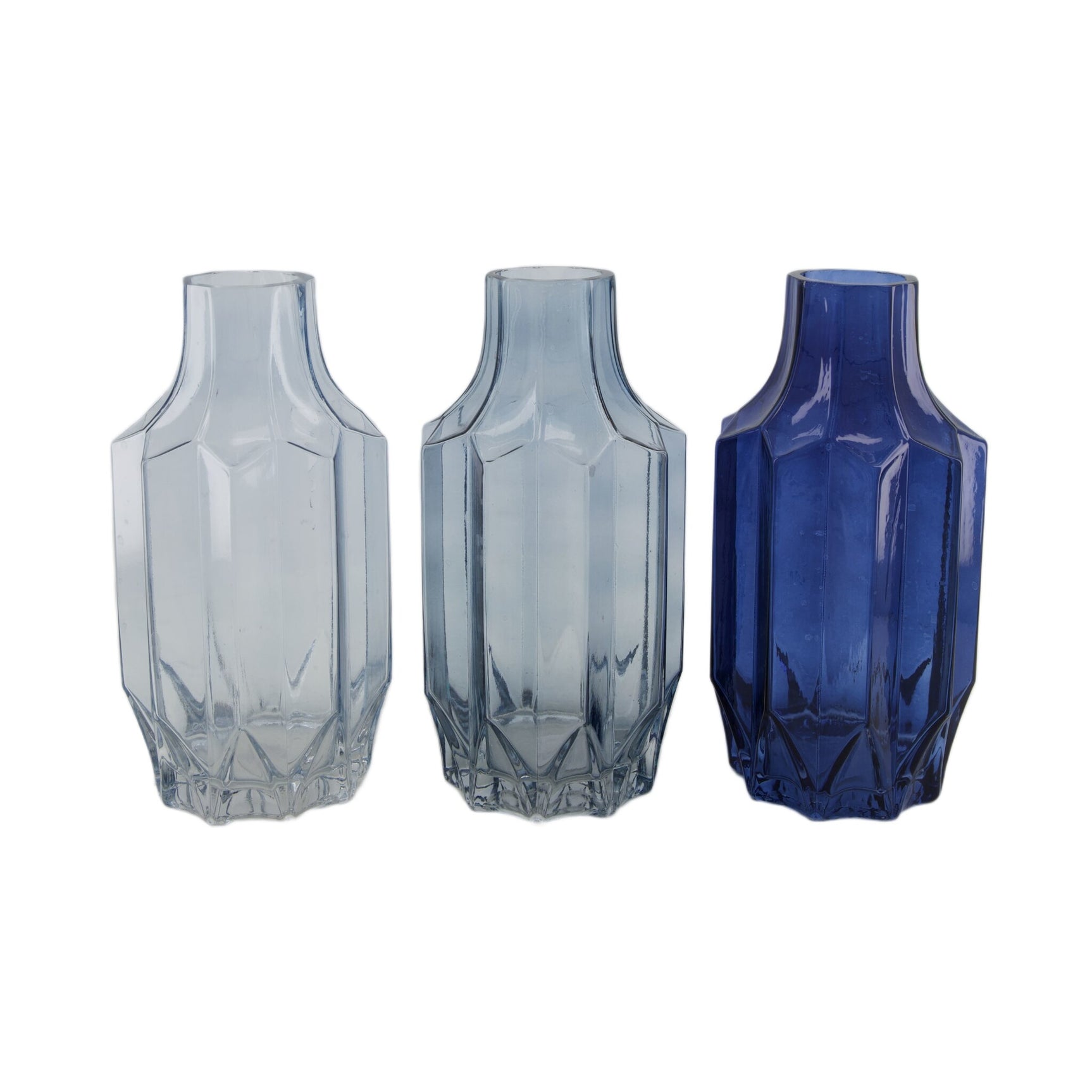 Vaas glas 12x12x25cm