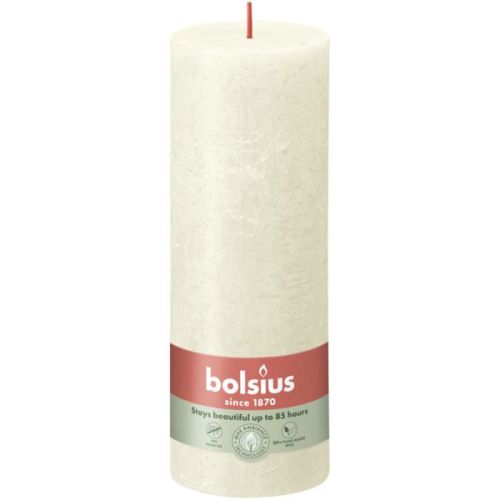 Stompkaars 190/68 Rustiek Soft Pearl - Bolsius