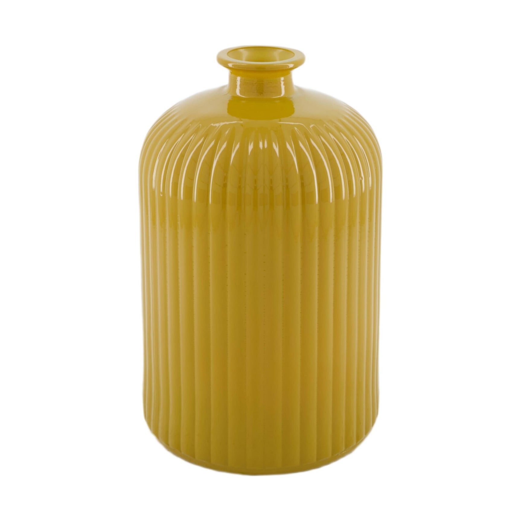 Fles recycled glas 15x15x23cm