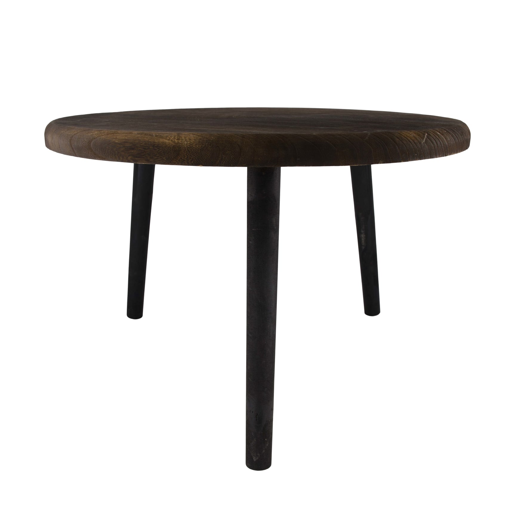 Bijzettafel rond paulownia hout KD