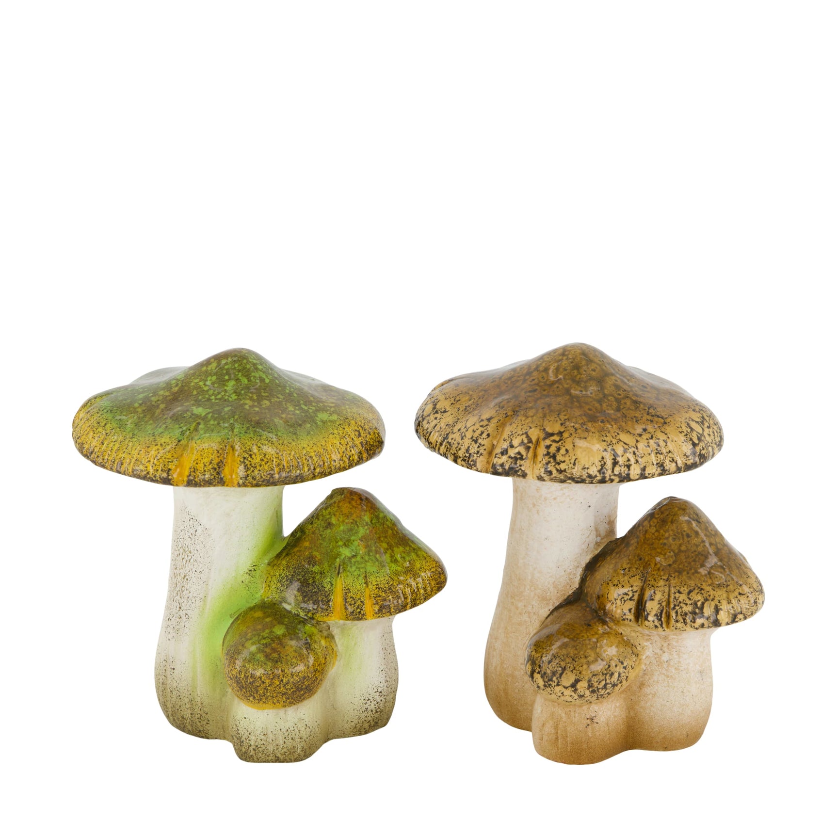 Paddenstoel keramiek 11x9.5x12cm assorti van 2