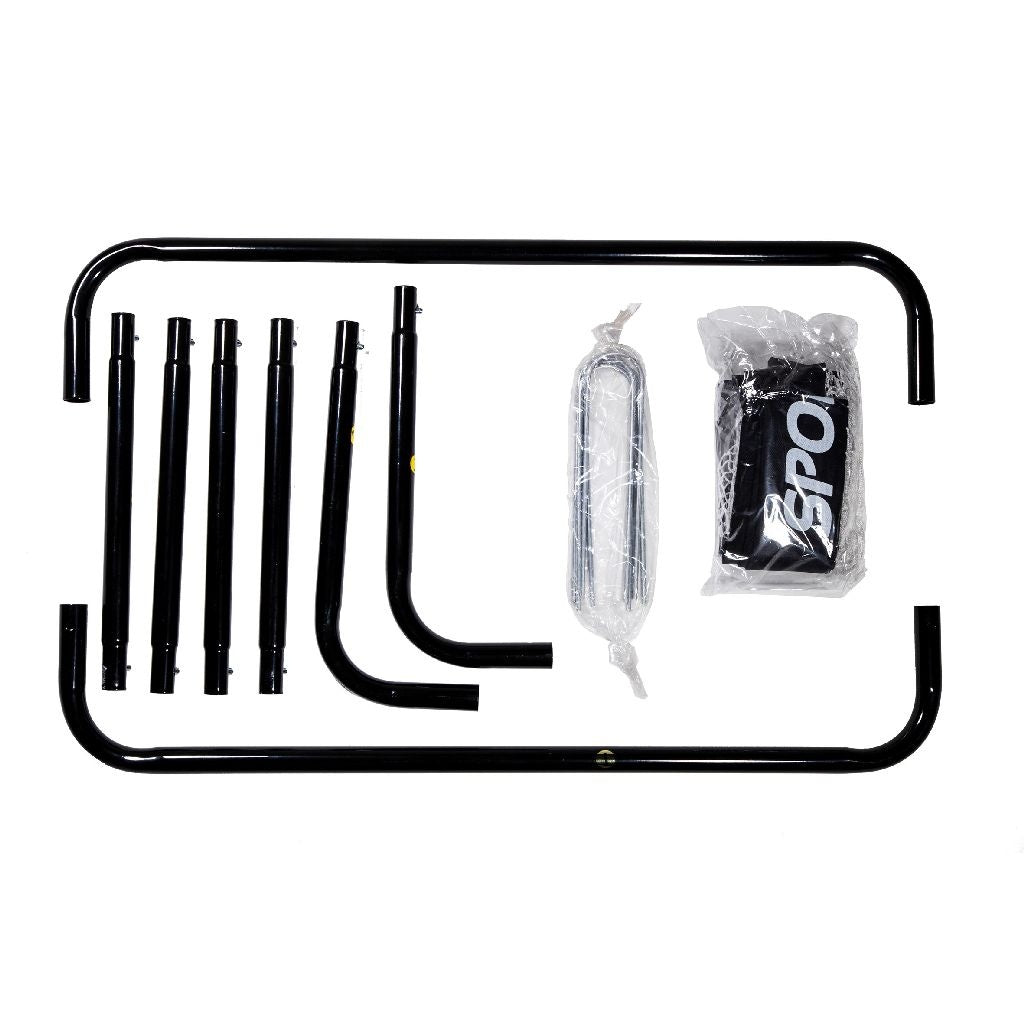 SportX metalen Voetbaldoel set 78x56x45cm