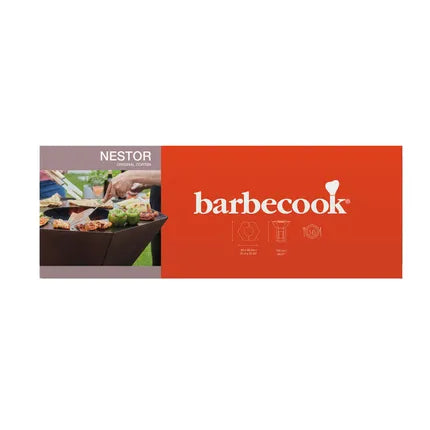 Barbecook - Nestor Original houtbarbecue uit corten staal 92x82x101cm