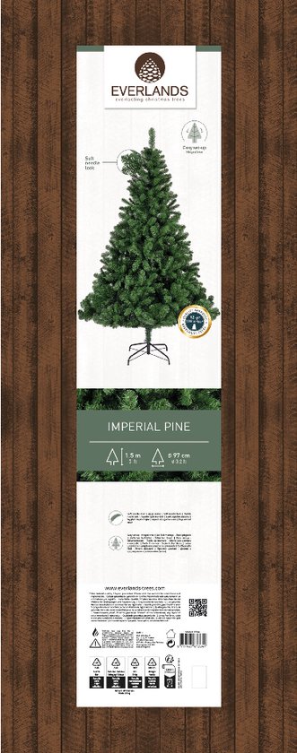 Everlands Imperial Pine verpakking met productafbeelding en label