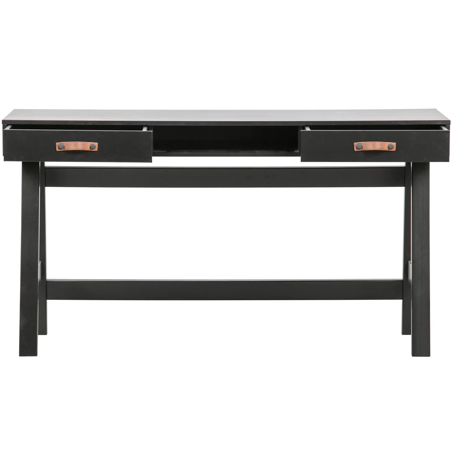 WOOOD - Dian bureau grenen diepzwart