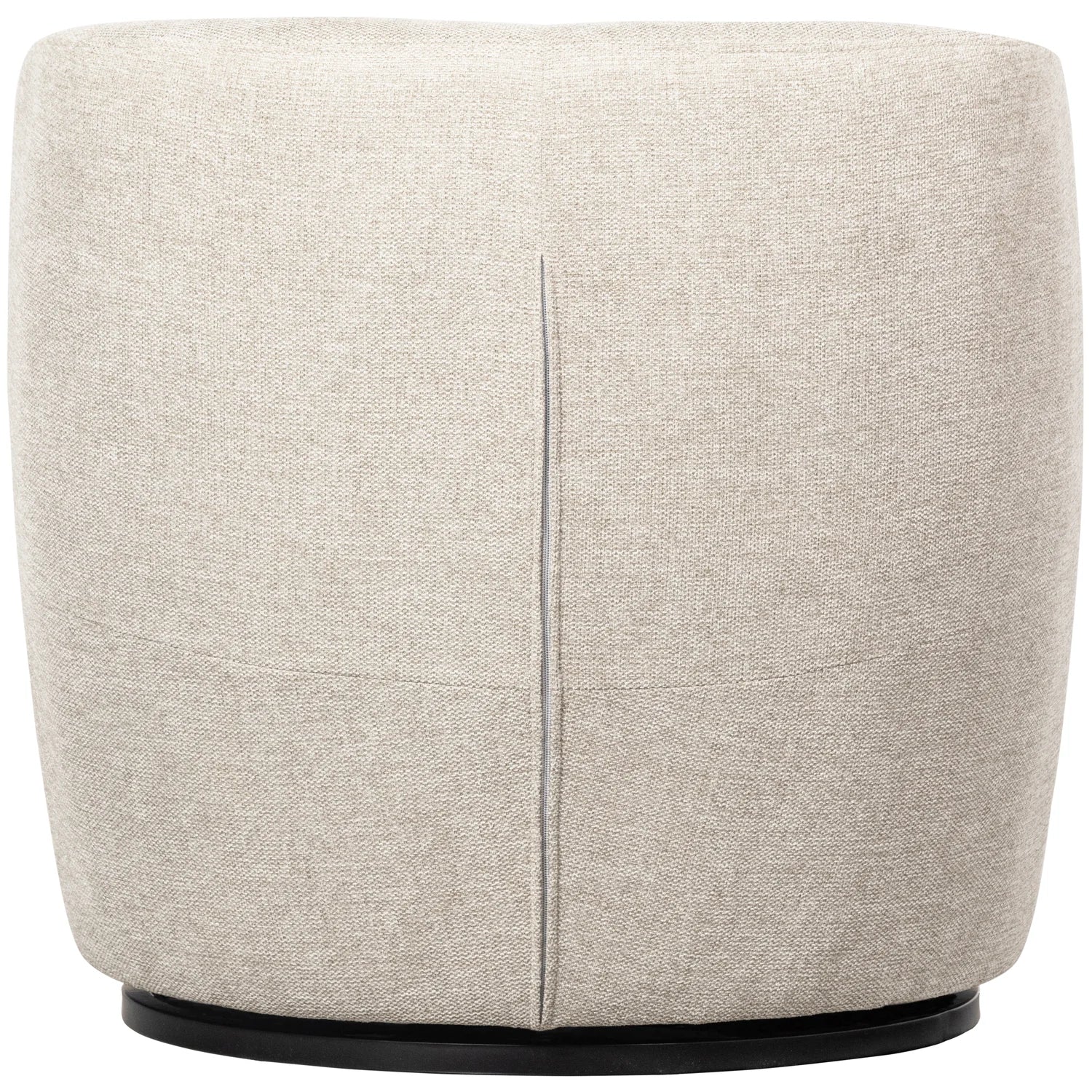 WOOOD - Serra draaifauteuil geweven stof off white