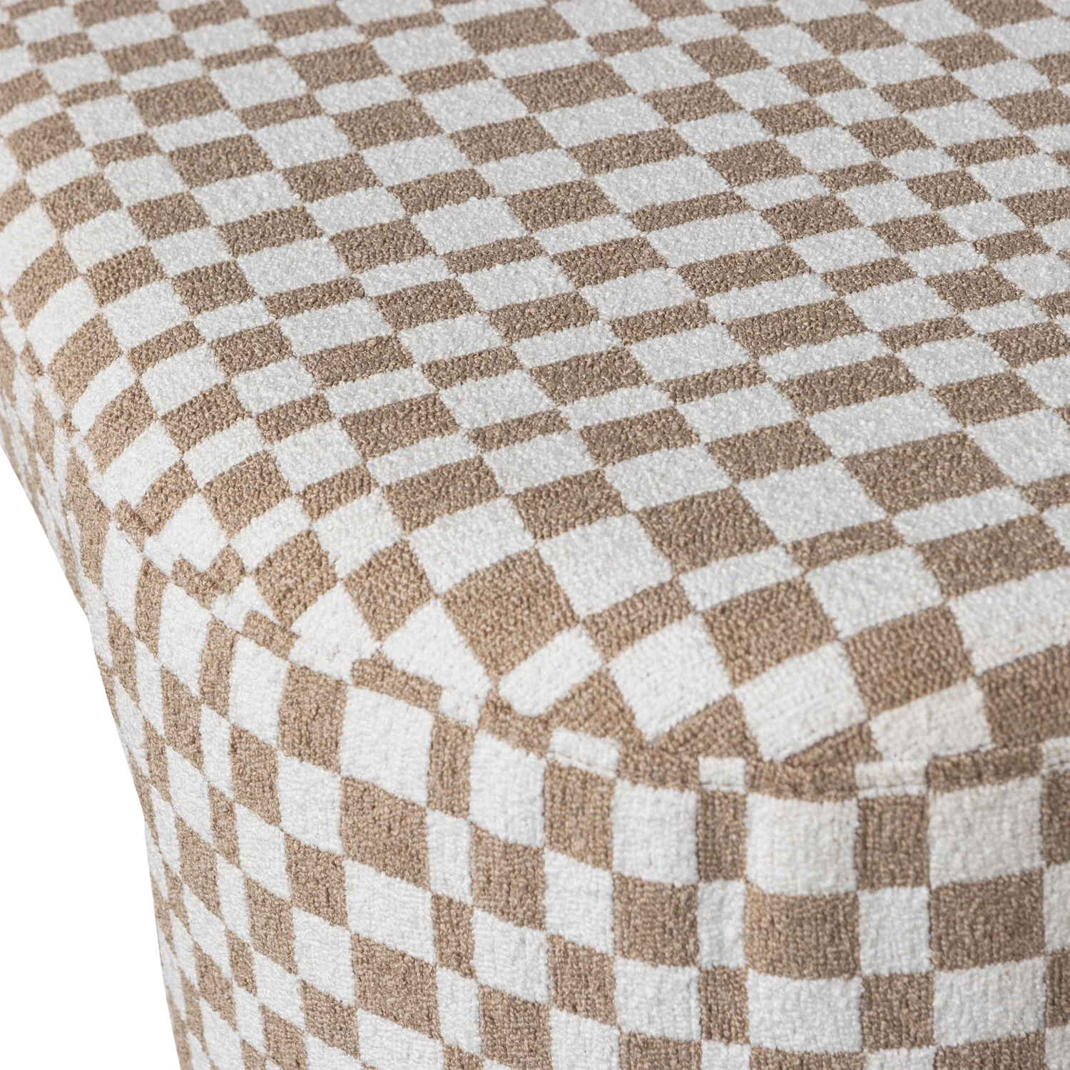 WOOOD - Jacob bankje ruit dessin zand