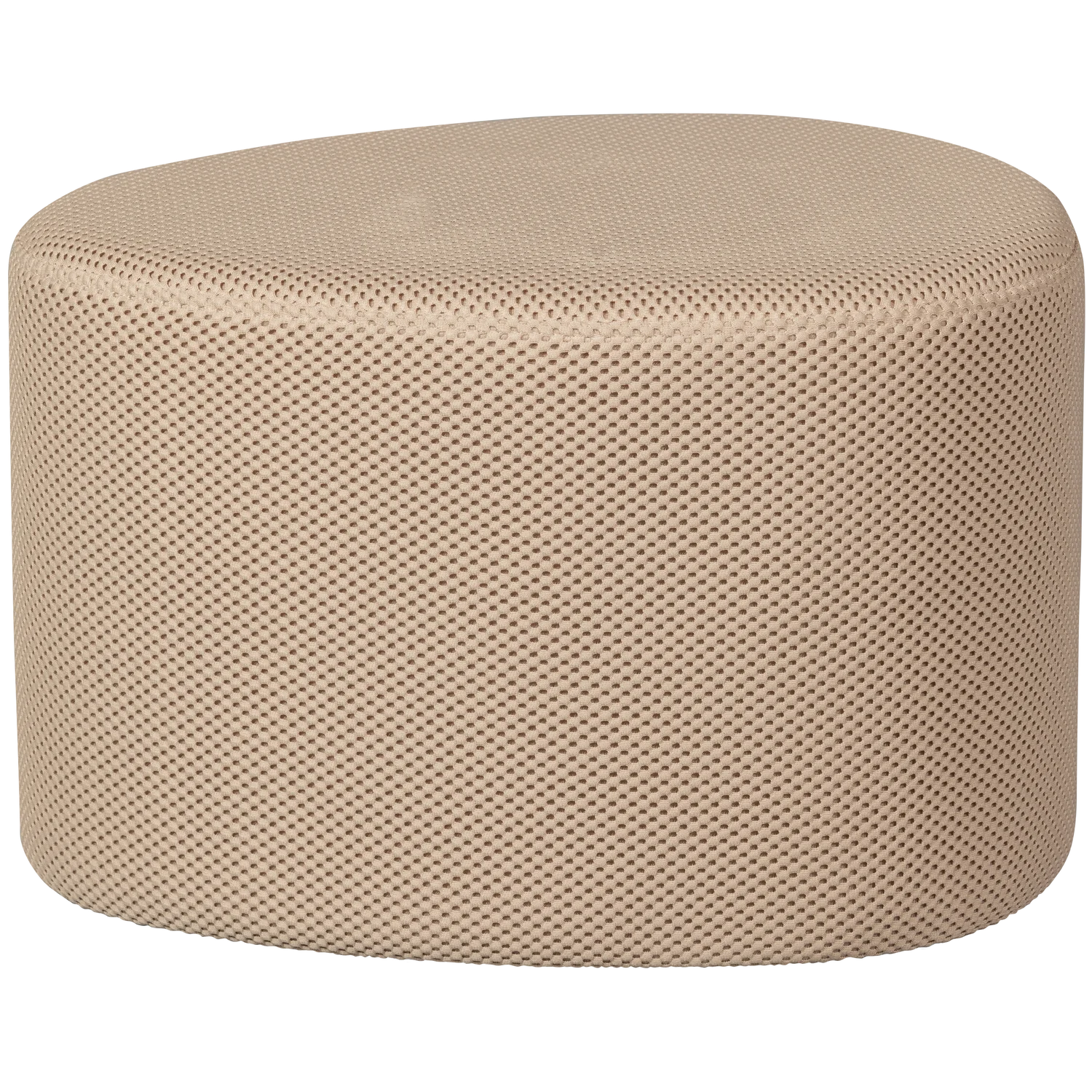 WOOOD - Poef mesh naturel 38x60x47CM