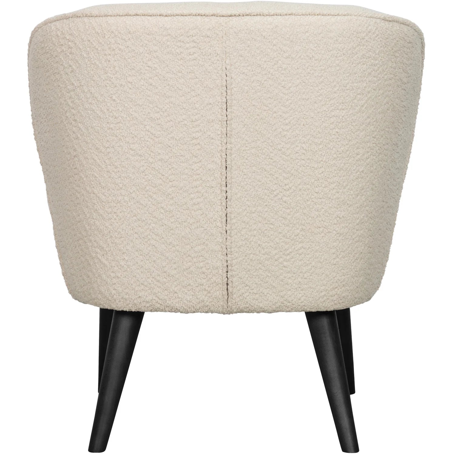 WOOOD - Fauteuil Sara bouclé crème