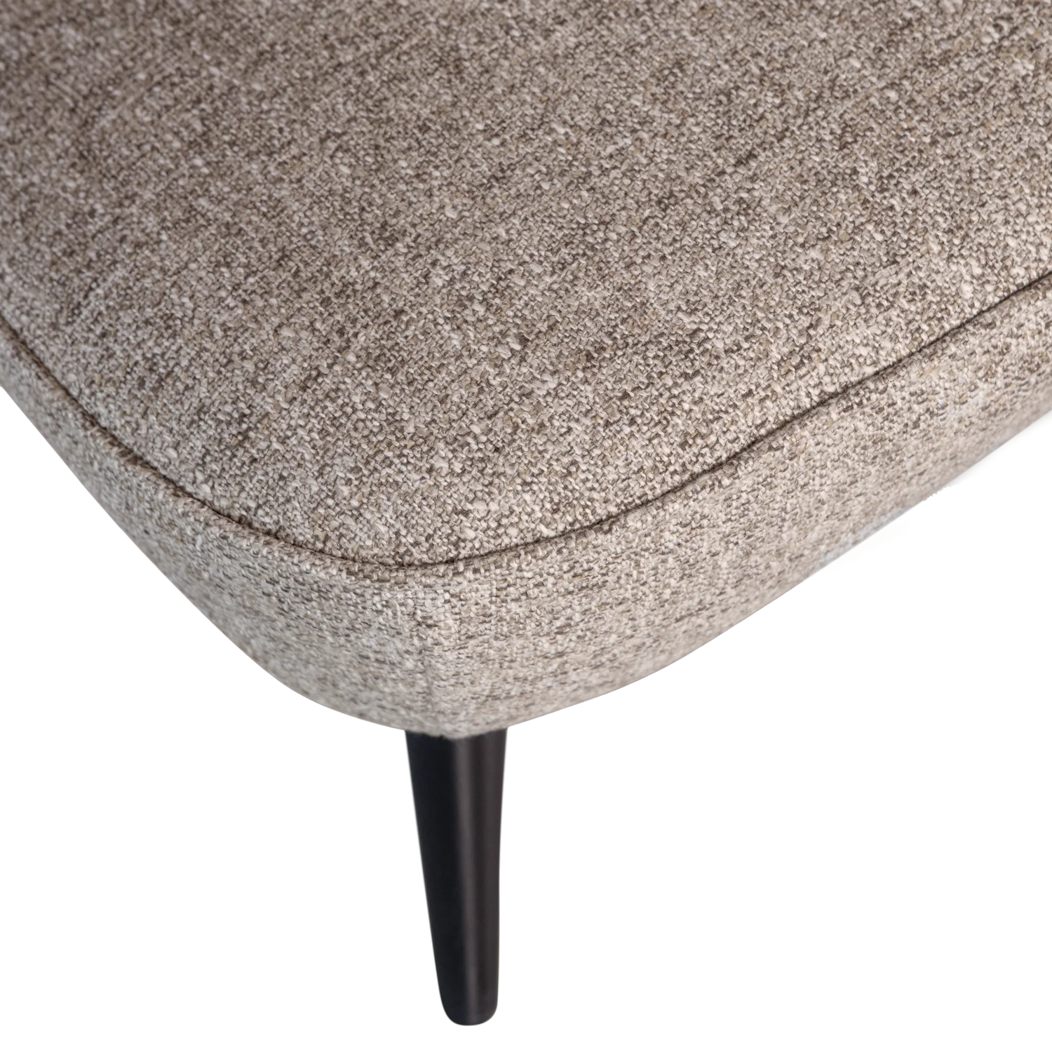 WOOOD - Sara fauteuil geweven stof naturel melange