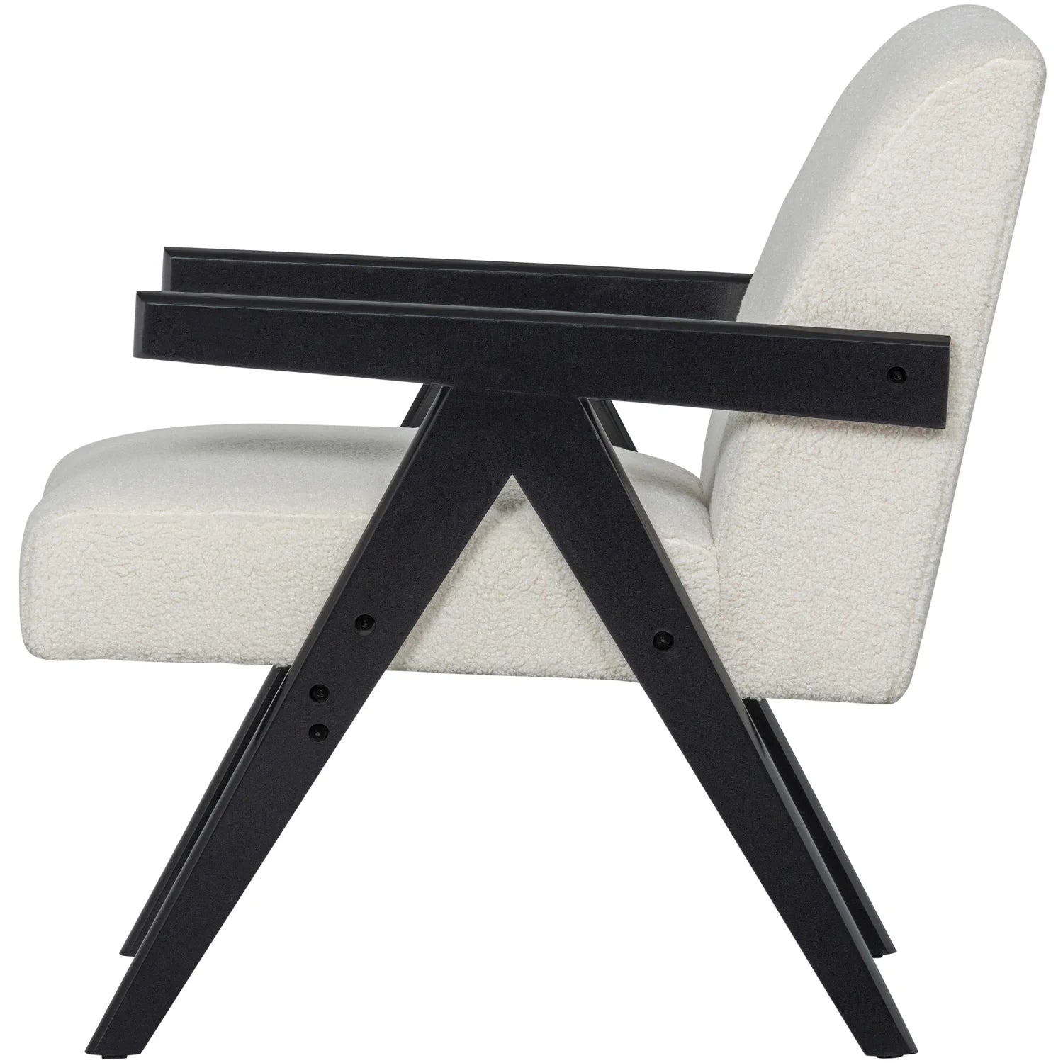 WOOOD - Lowie fauteuil naturel/zwart