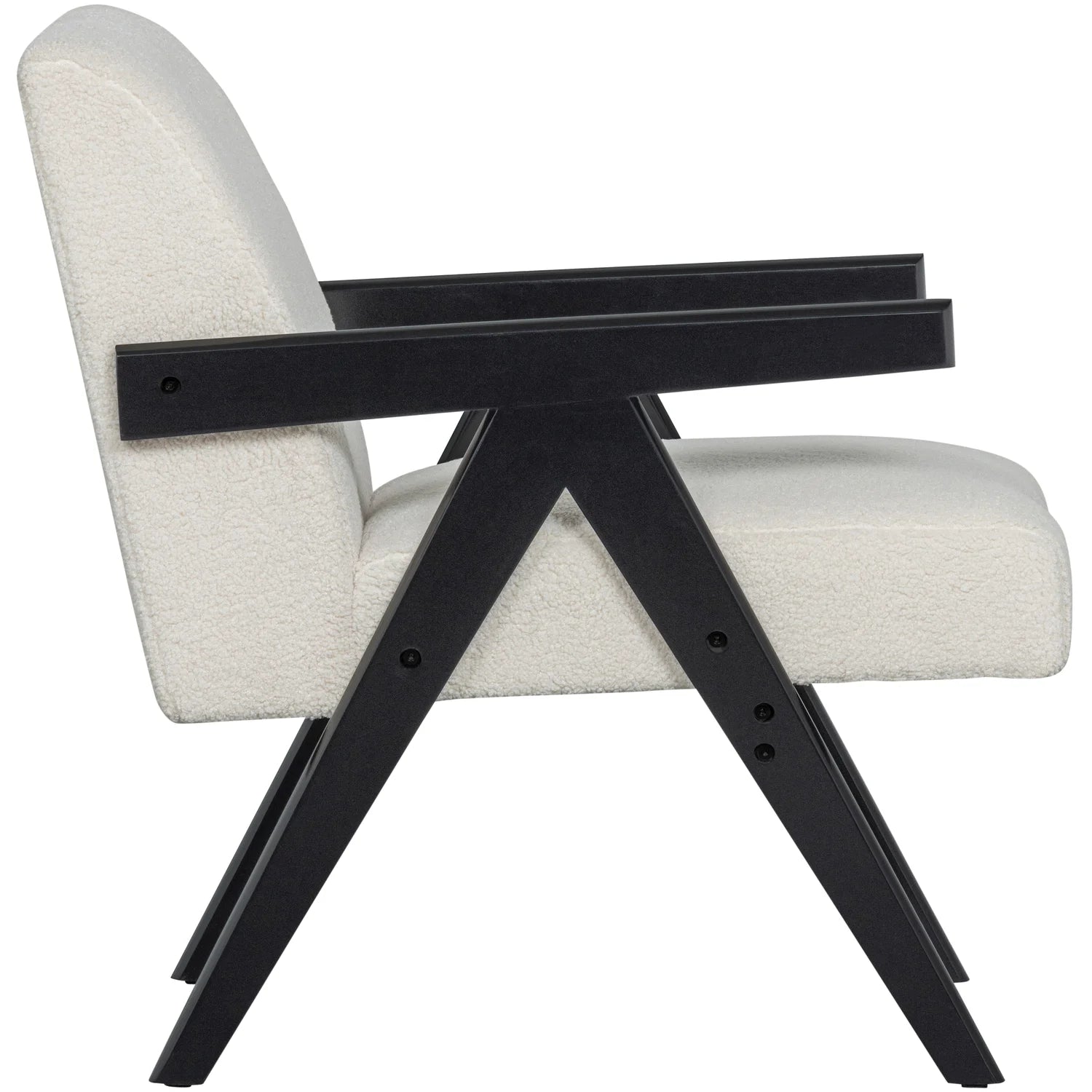 WOOOD - Lowie fauteuil naturel/zwart