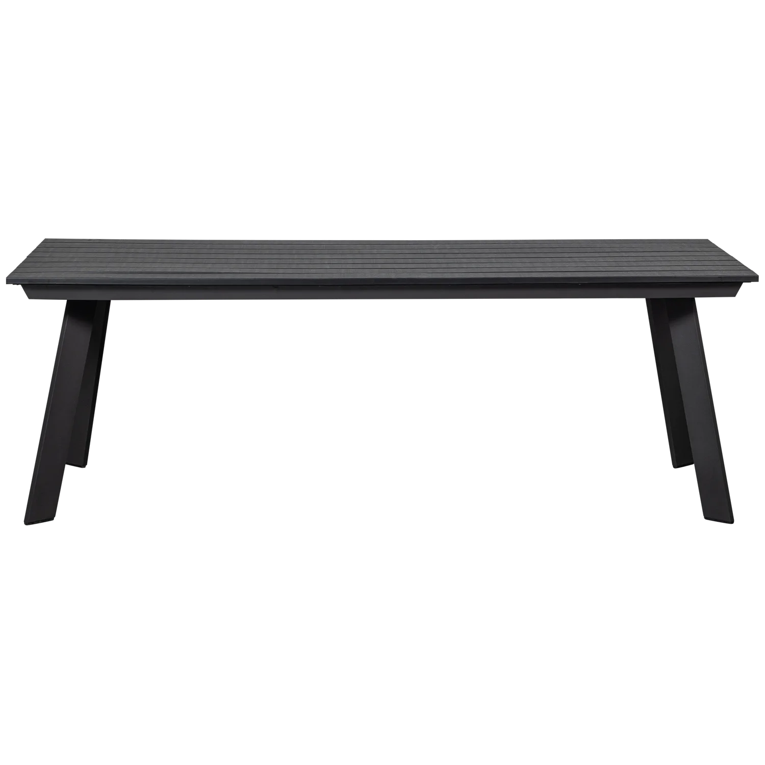 WOOOD - Veerle tuintafel aluminium/polywood antraciet 220x100cm