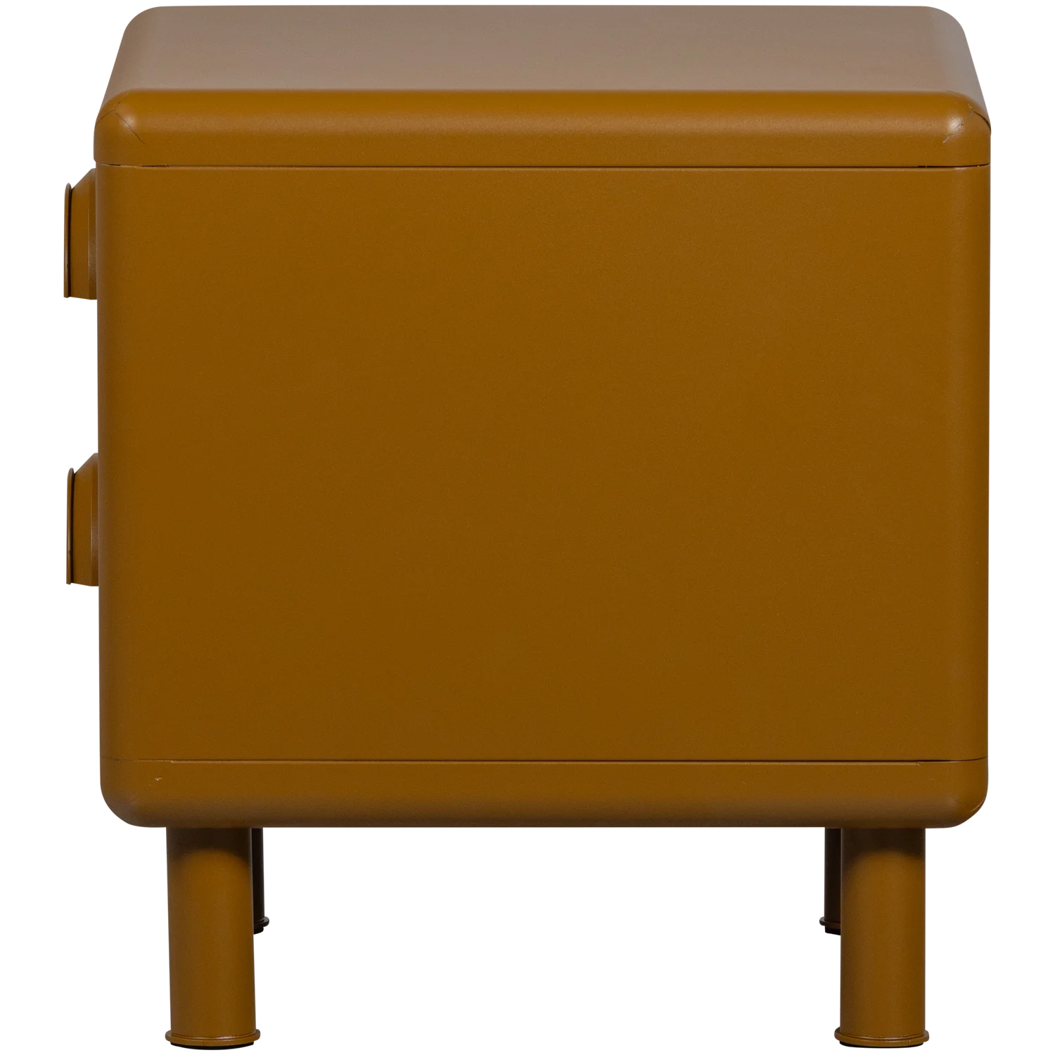 WOOOD - Rune ladekast/nachtkastje 2 lades metaal honinggeel