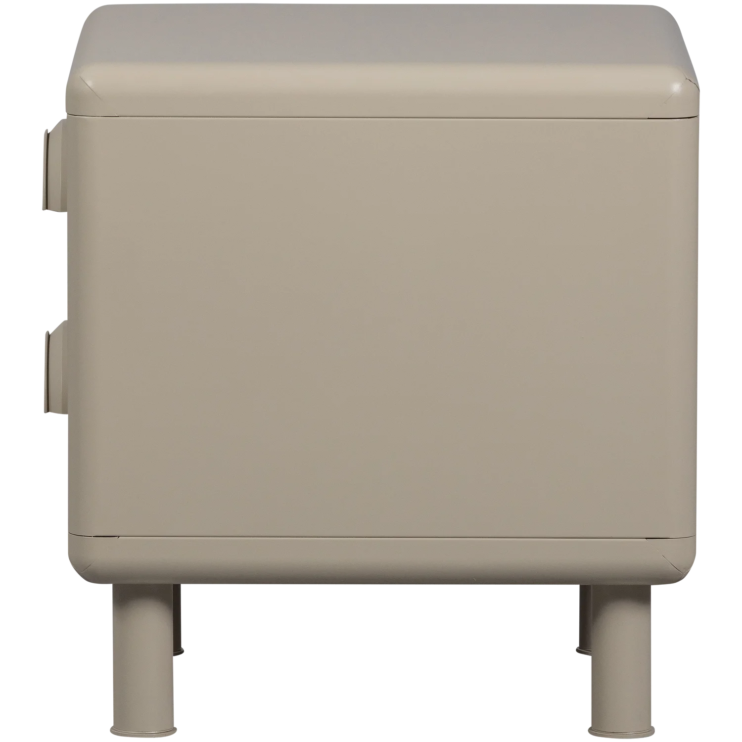 WOOOD - Rune ladekast/nachtkastje 2 lades metaal zand