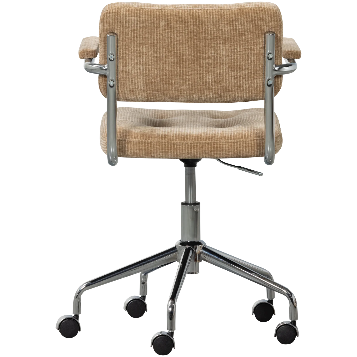 WOOOD - Kova bureaustoel geweven ribstof donkerzand