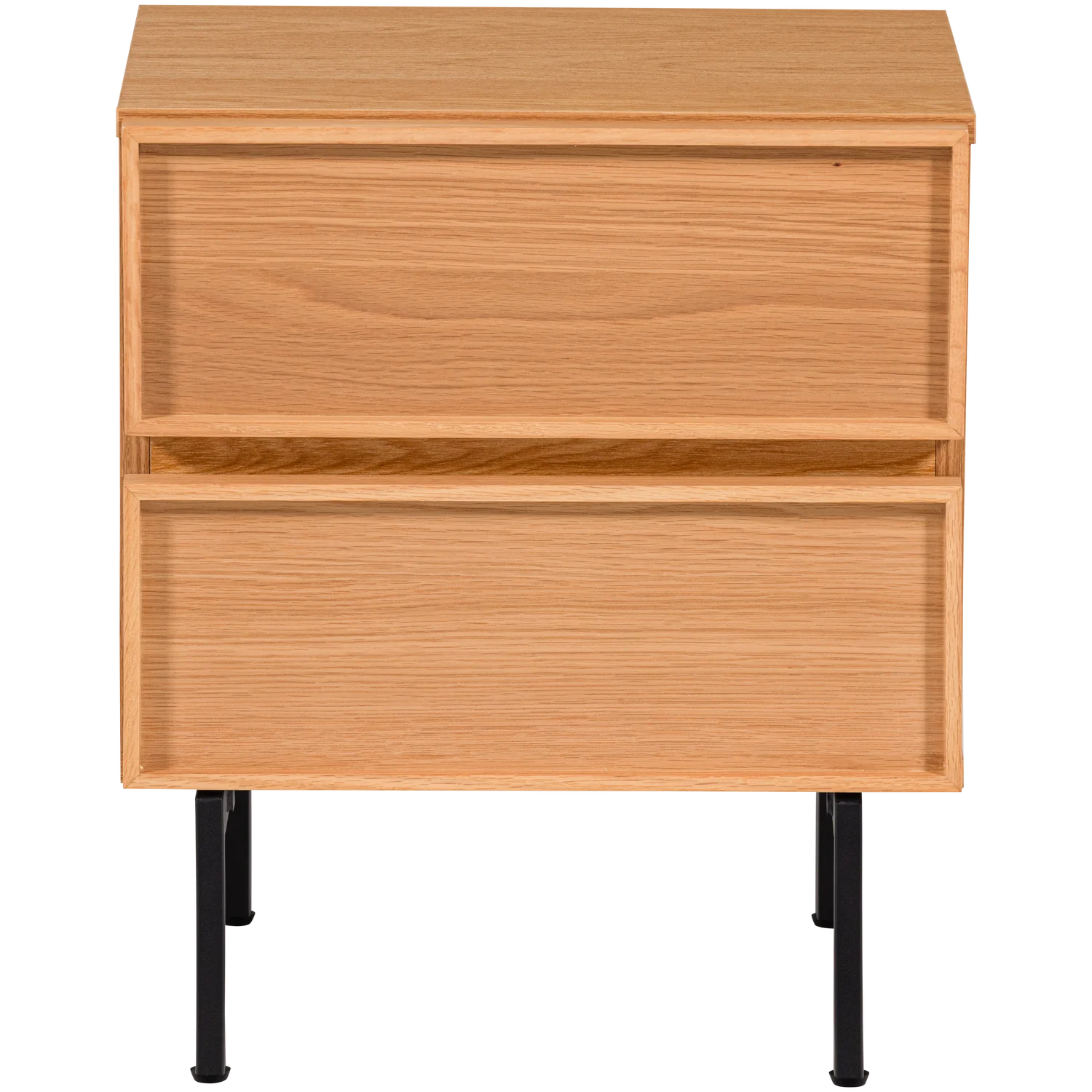 WOOOD - Tours ladekast/nachtkastje 2 lades melamine/mdf naturel