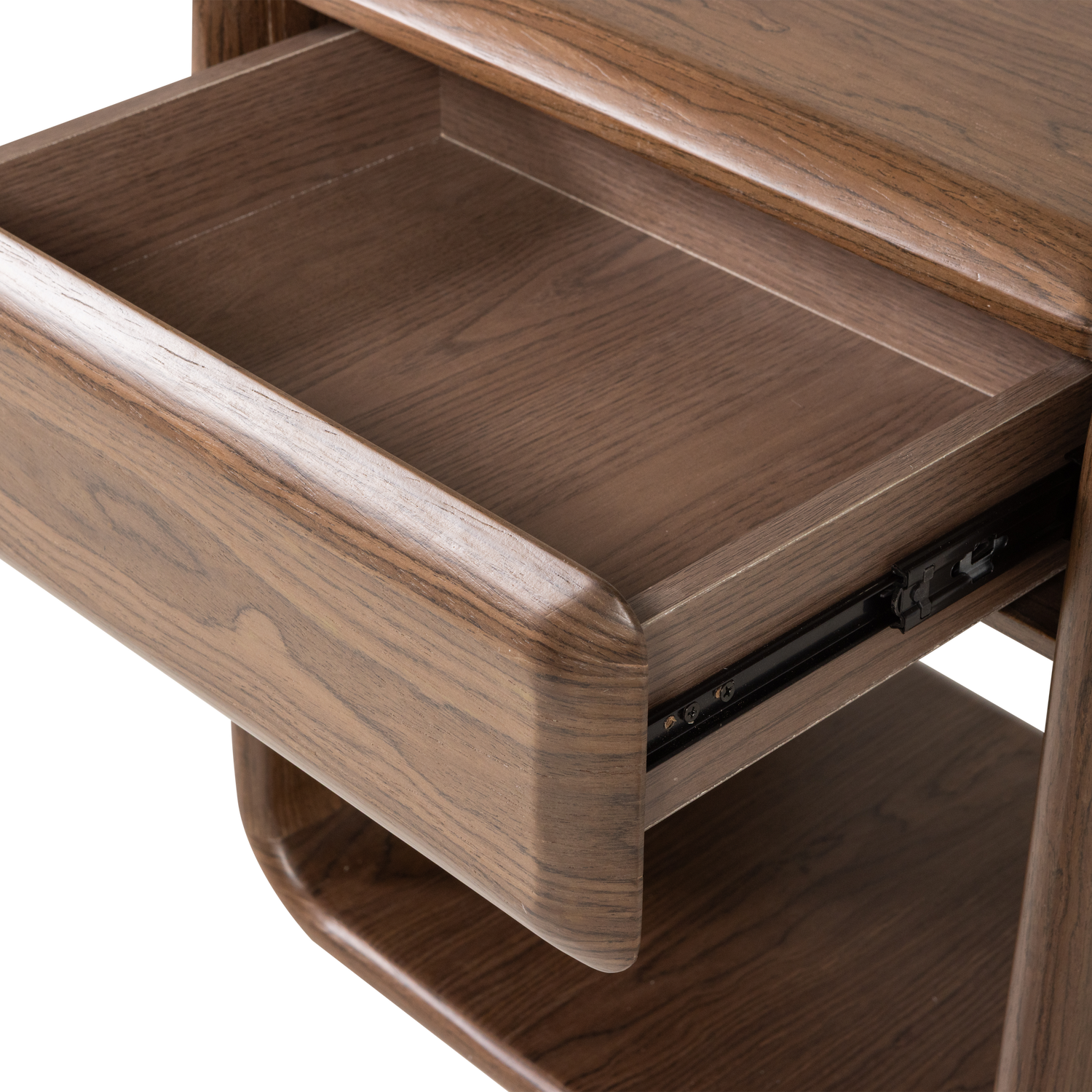 ELURA LADEKAST/NACHTKASTJE 1 LADE HOUT FINEER BRUIN