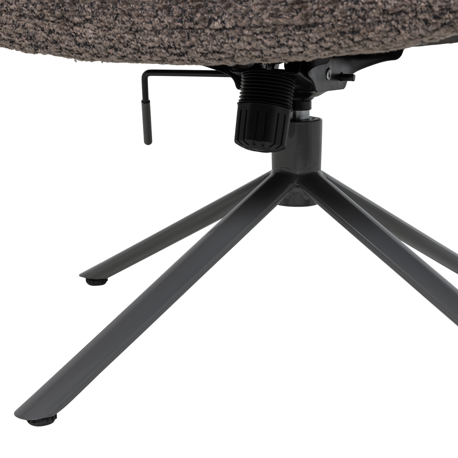 SOREN VERSTELBARE DRAAIFAUTEUIL WOLLIG BRUIN