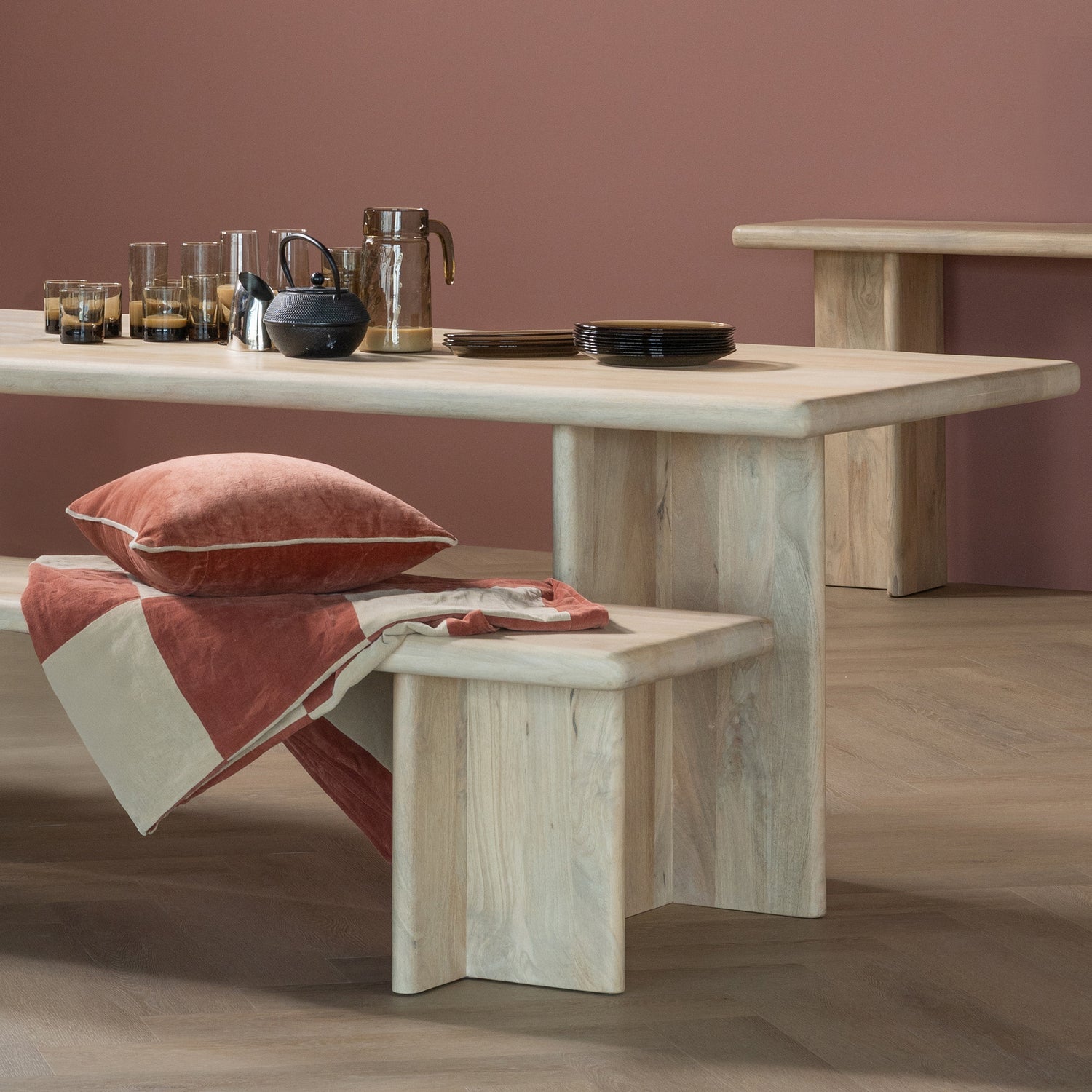 ATO EETTAFEL 180X90 CM MANGOHOUT NATUREL