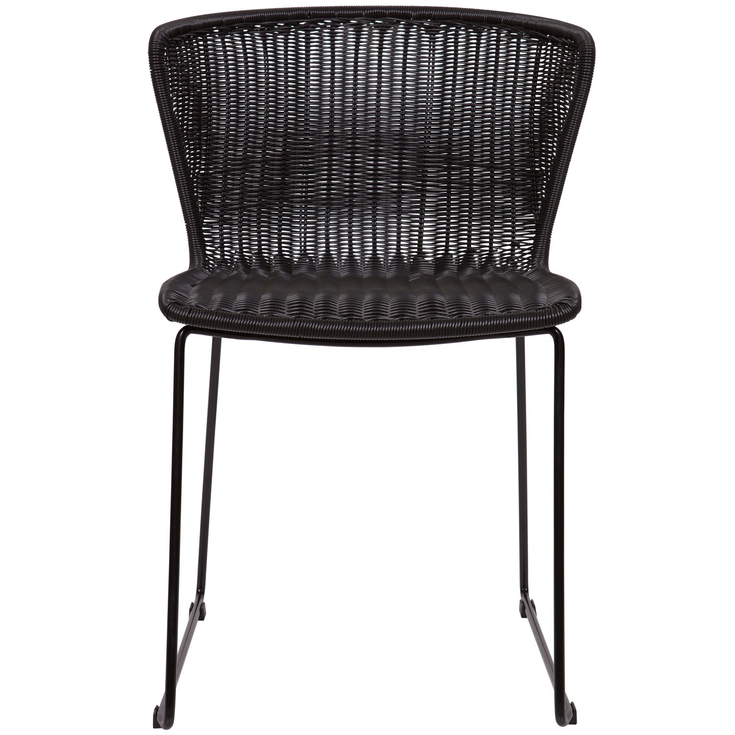 WINGS TUINSTOEL ZWART - SET VAN 2