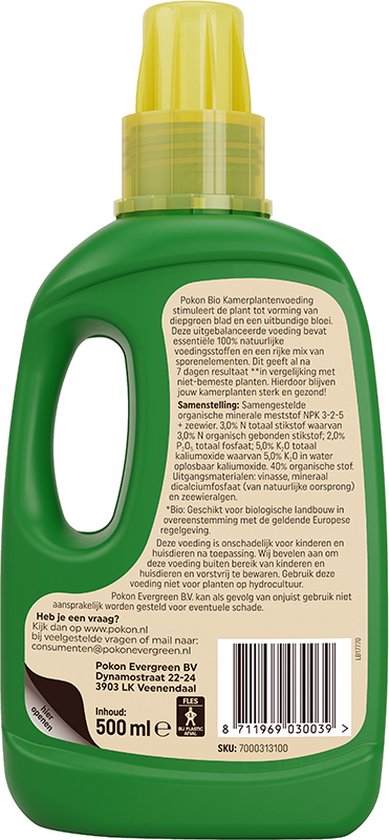 Pokon - Bio Kamerplanten voeding 500ml