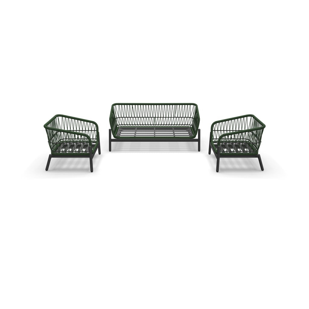 Loungeset Zavi Olijfgroen - Lesli Living