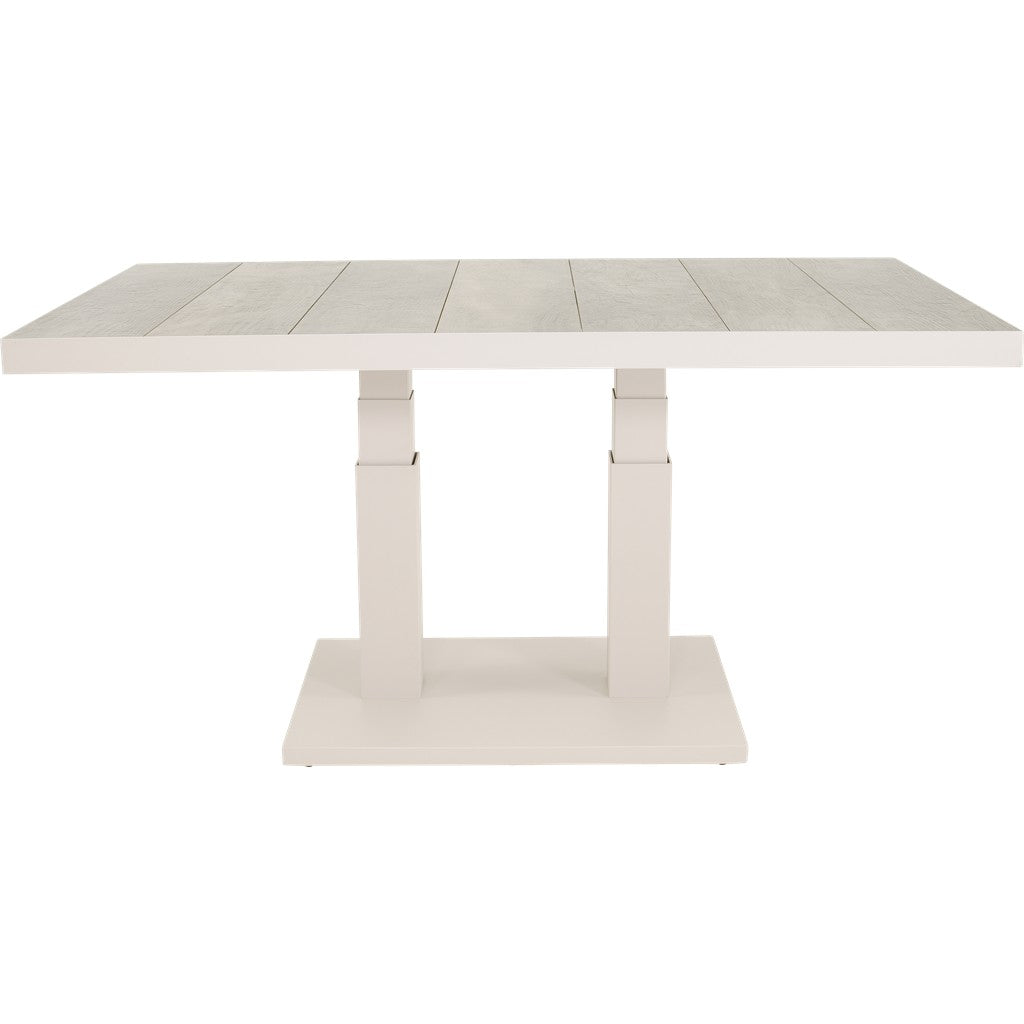 Loungetafel verstelbaar Prato Crema 140x85cm - Lesli Living