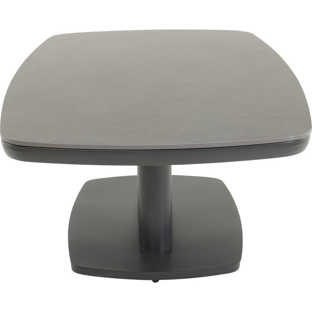Verstelbare loungetafel Geneva, deens, ovaal, 135 x 83 cm - Lesli Living