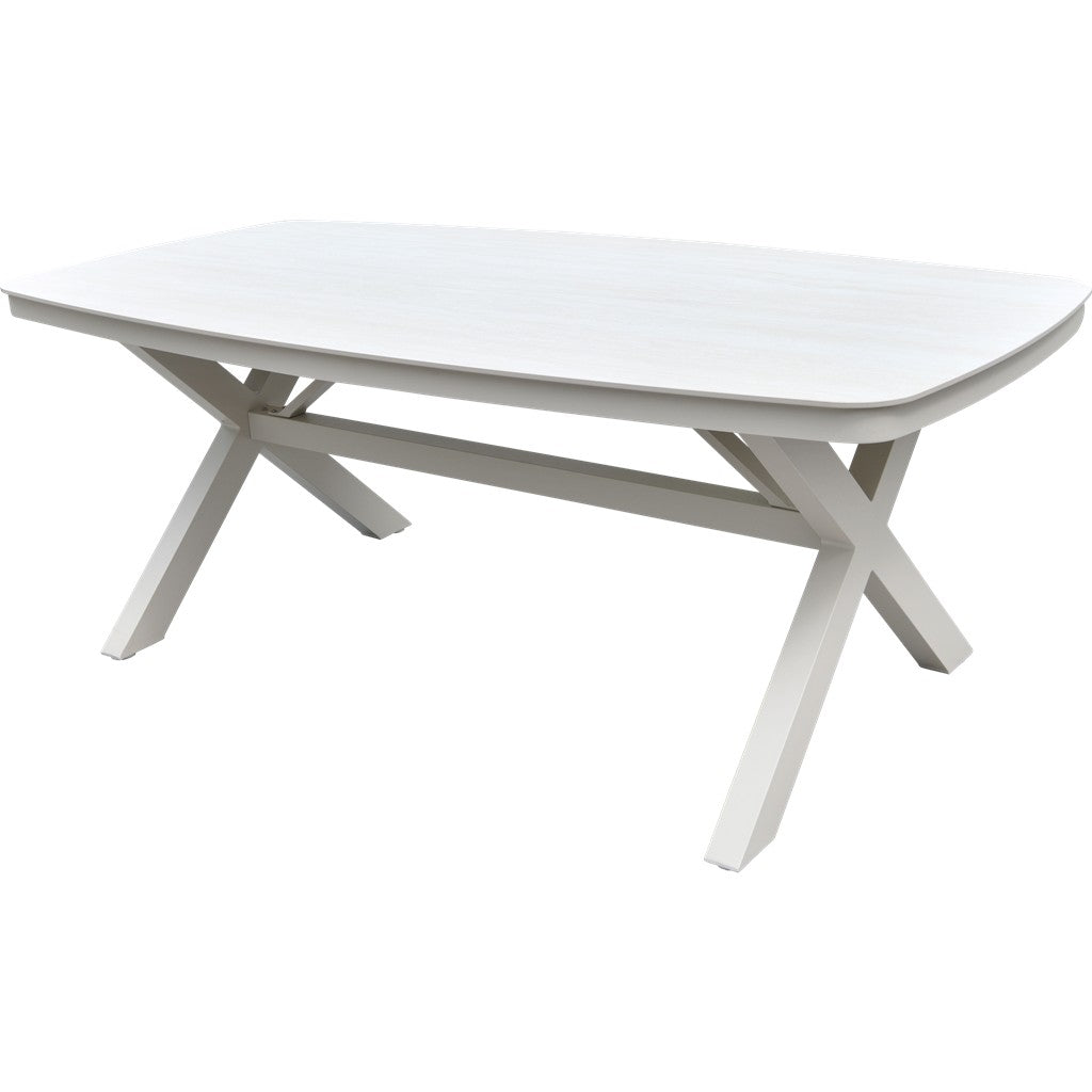 Tafel Davos Crème Deens ovaal 200 x 100 cm - Lesli Living
