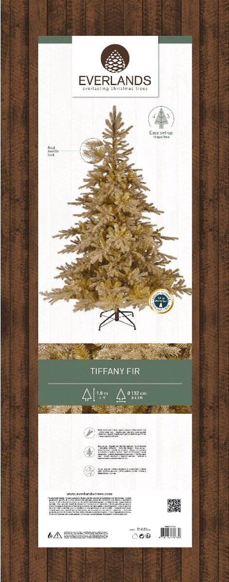 Everlands - Tiffany Fir - Goud - 180cm