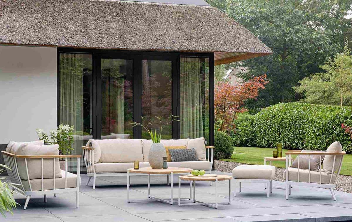 Apple Bee - Condor Loungestoel Oyster