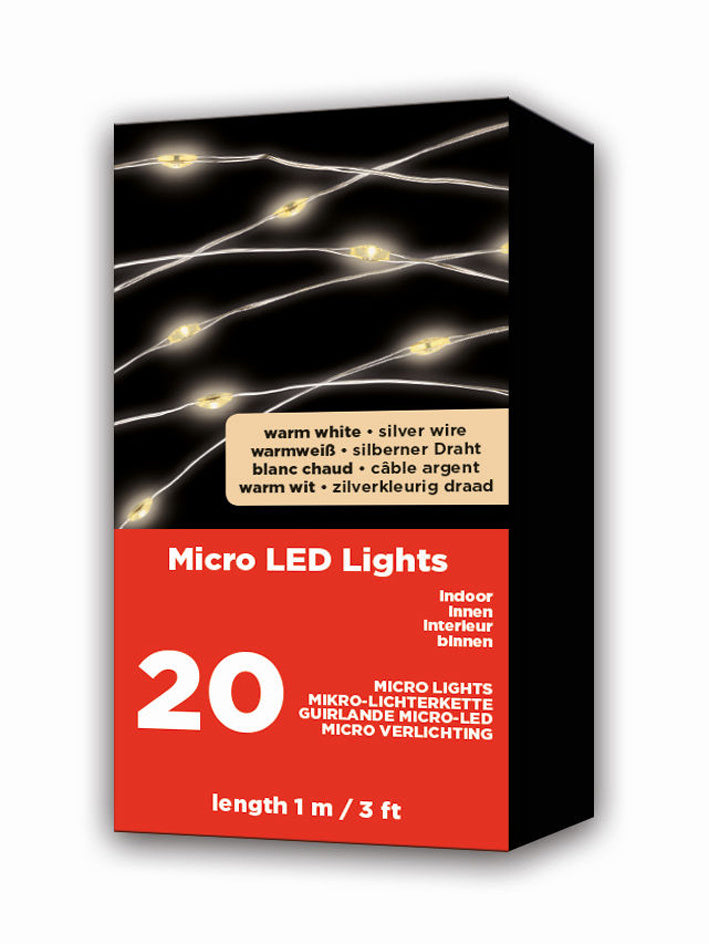 Micro LED budget stringlights steady BO binnen