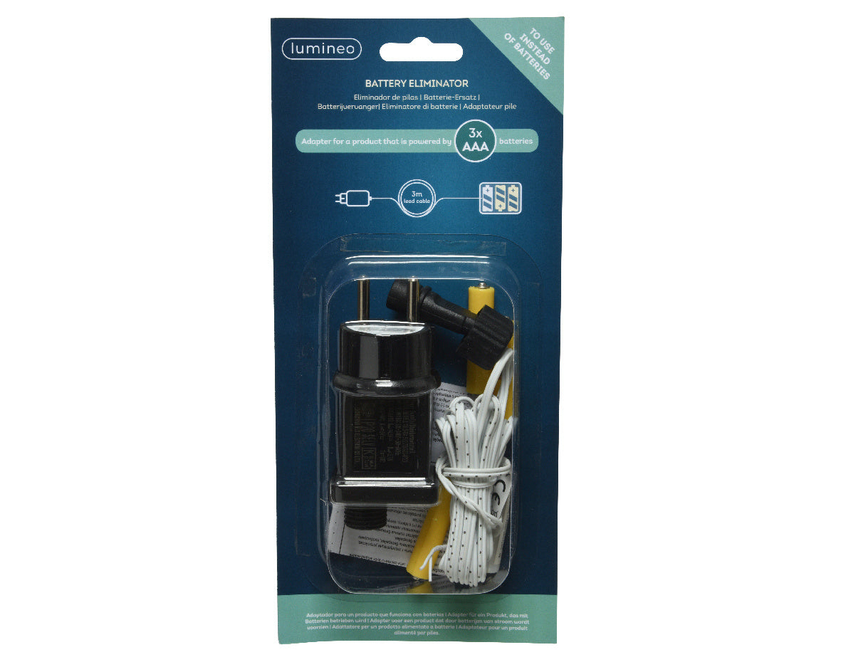 Batterijvervanger 3x AAA pvc BO binnen