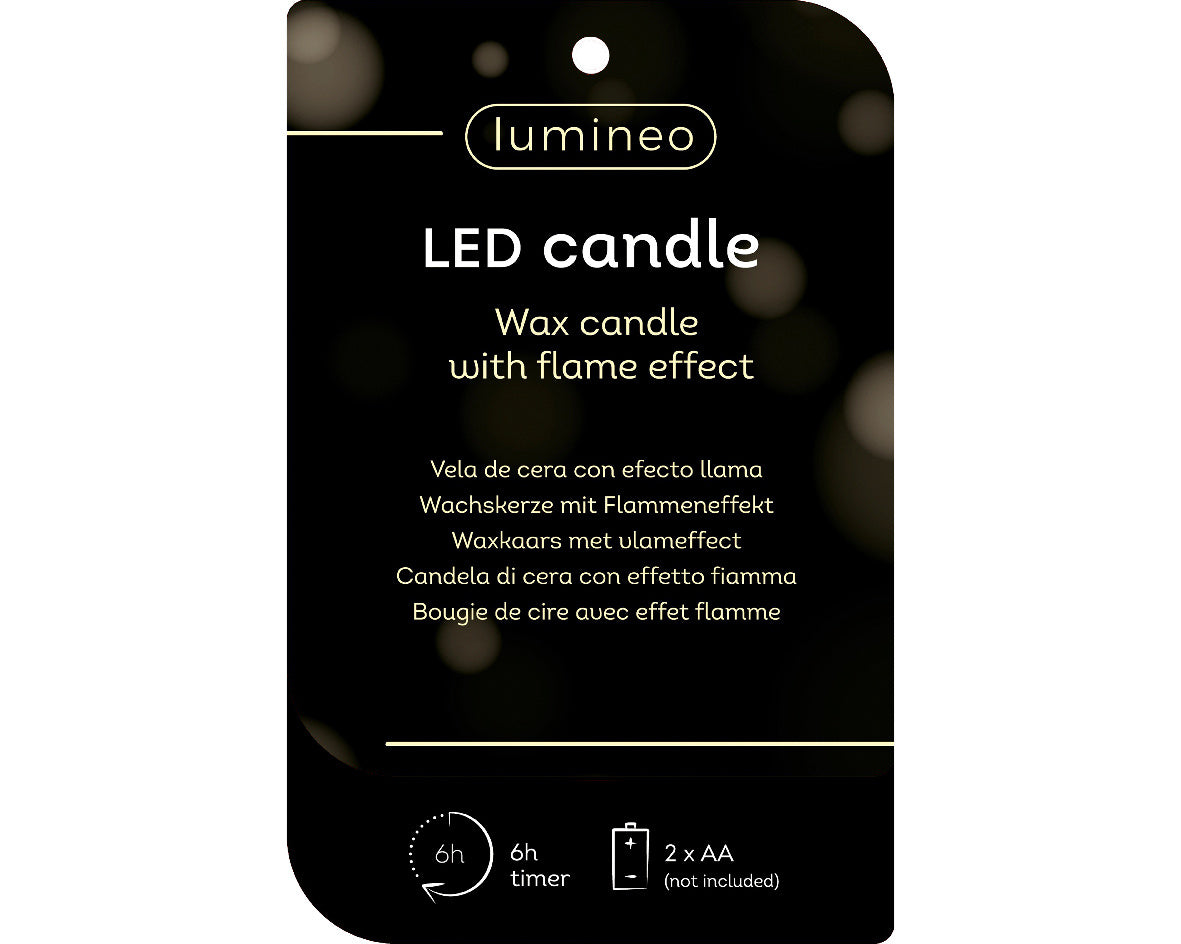 LED kaars wax steady binnen