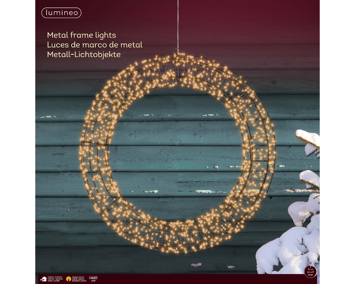 Micro LED frame light metaal steady buiten