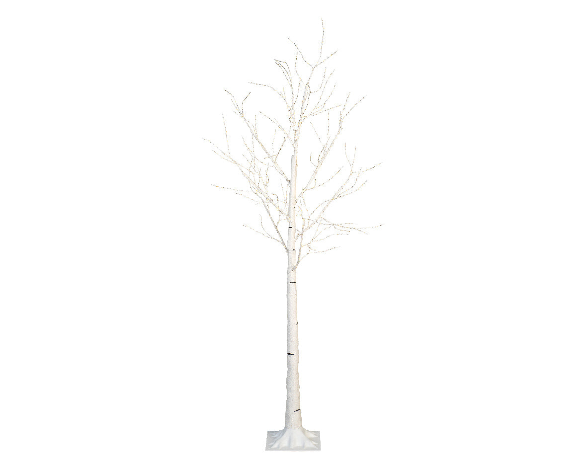 Micro LED boom pvc birch steady buiten dia90cm x H.150cm