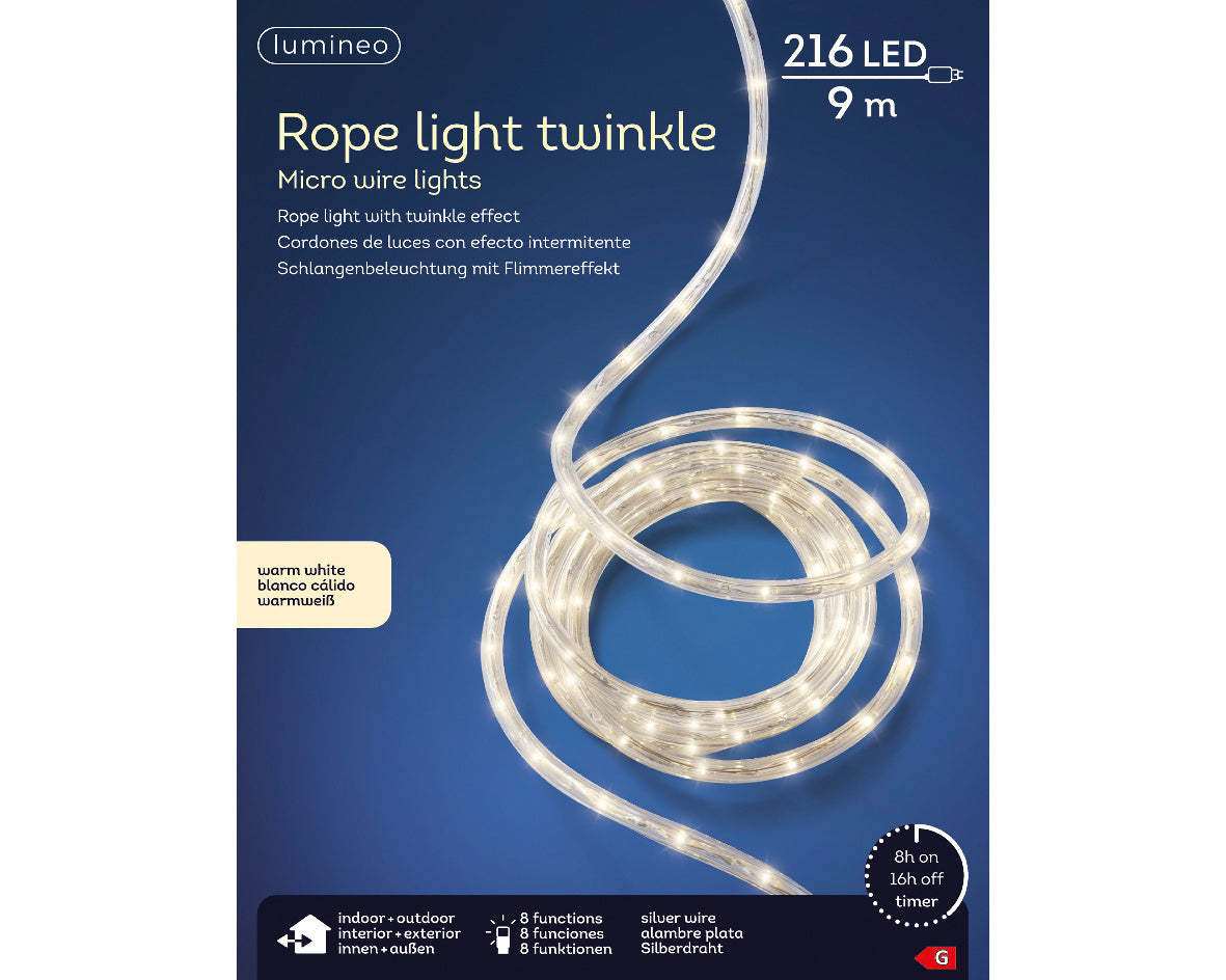 LED rope light 8 functie twinkel effect buiten