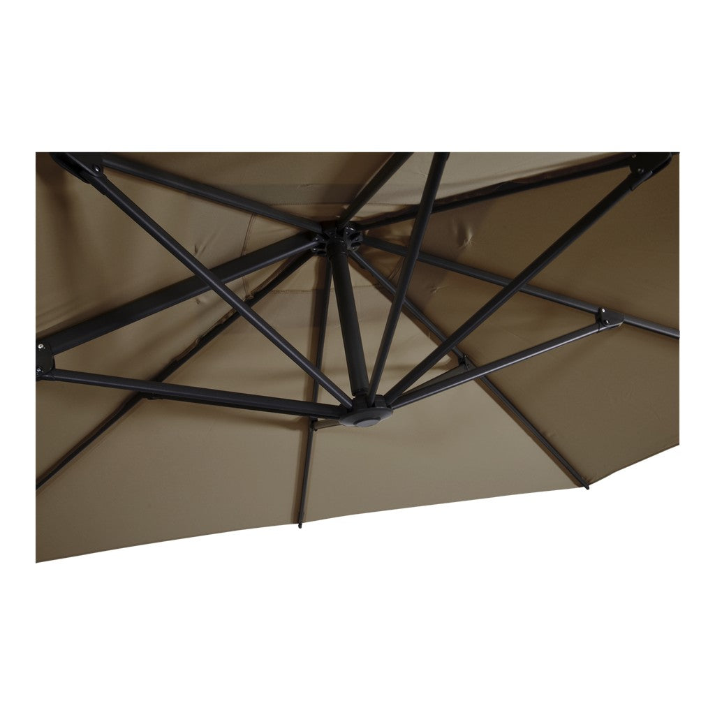Zweefparasol Libra taupe 2,5x2,5mtr