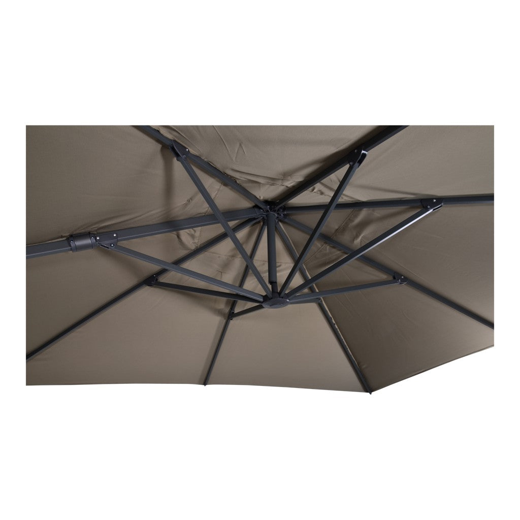 Zweefparasol VirgoFlex taupe 3x3mtr