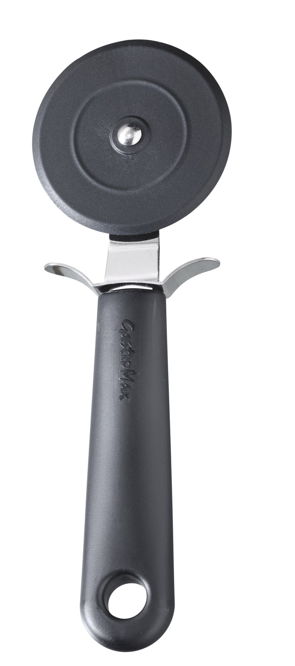 GastroMax pizzasnijder met rond snijwiel en ergonomische donkere handgreep