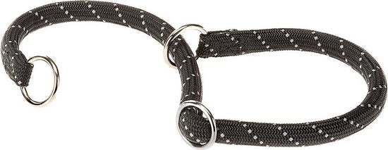 Ferplast sliphalsband Sport Reflex met metalen ring en reflecterende patronen