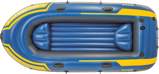 Intex Challenger 3 Boot set + peddels en pomp