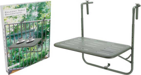 Balkontafel Ambiance 60x43x70cm - mat groen