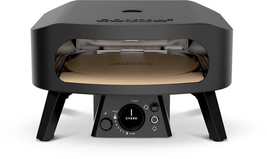 Cozze - CLASSIC ROTATE Black Edition 13" pizzaoven op gas 50x50x29.5cm