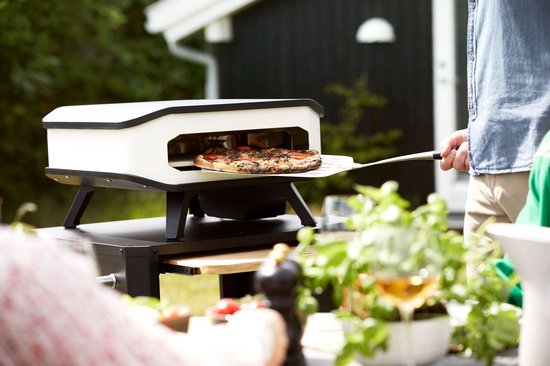 Cozze - Elektrische pizzaoven 17" met pizzastone en deur 60.5x60.5x30.5cm